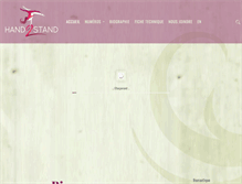 Tablet Screenshot of duohand2stand.com
